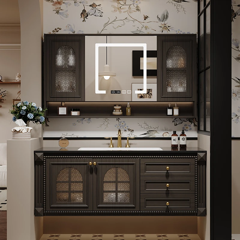 

Smart Drawer Bathroom Cabinets Ryobi Complete Washbasin Mirror Bathroom Cabinets Apartment Oak Furniture Armoires De Bain MHYSG