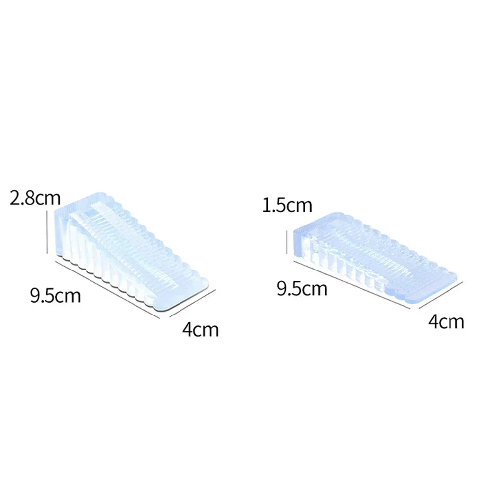 Butée de porte en silicone réutilisable, cale de nuit absorbant les chocs, butées de porte, chambre à coucher, bureau, anti-collision, 1 pièce