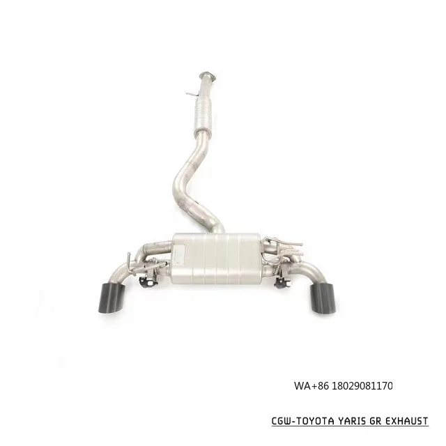

CGW New Design Exhaust Muffler Piping with Electric Valves for Yaris