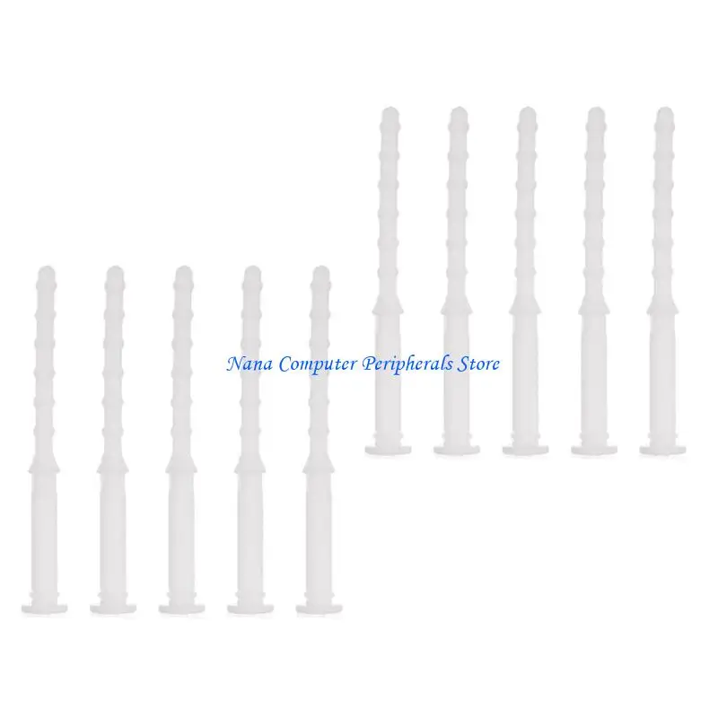 F68C 10 stuks 25 mm PC-behuizingsventilator Anti-geluidsreducerende trillingsschroefventilator Zachte siliconen