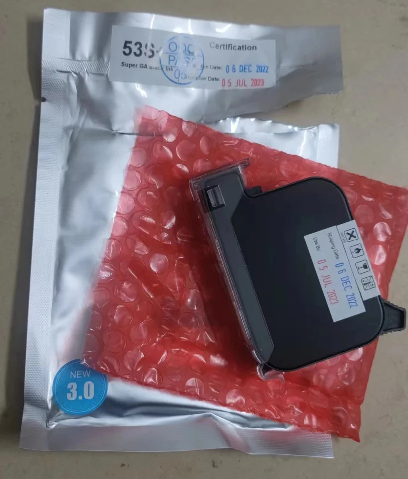 53S+ original quick-dry black cartridge is suitable for encrypted