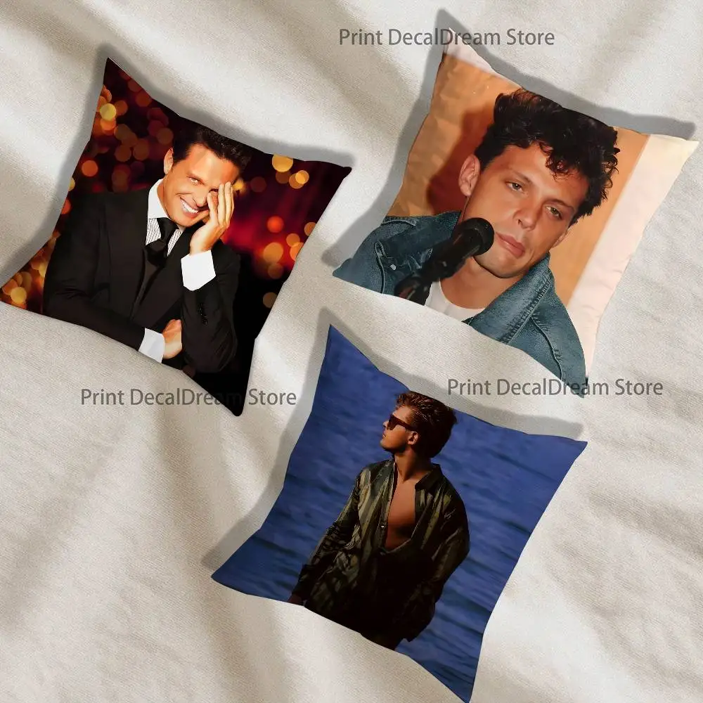 

L-Luis Miguel Singer Pillow Case Ultra Soft Skin Friendly Fabric Cloud Like Comfort & Concealed Zipper
