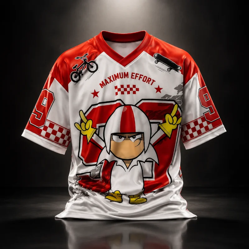 Nowa czerwono-biała koszulka 3 – Cycling Gear Jersey recenzja i cena