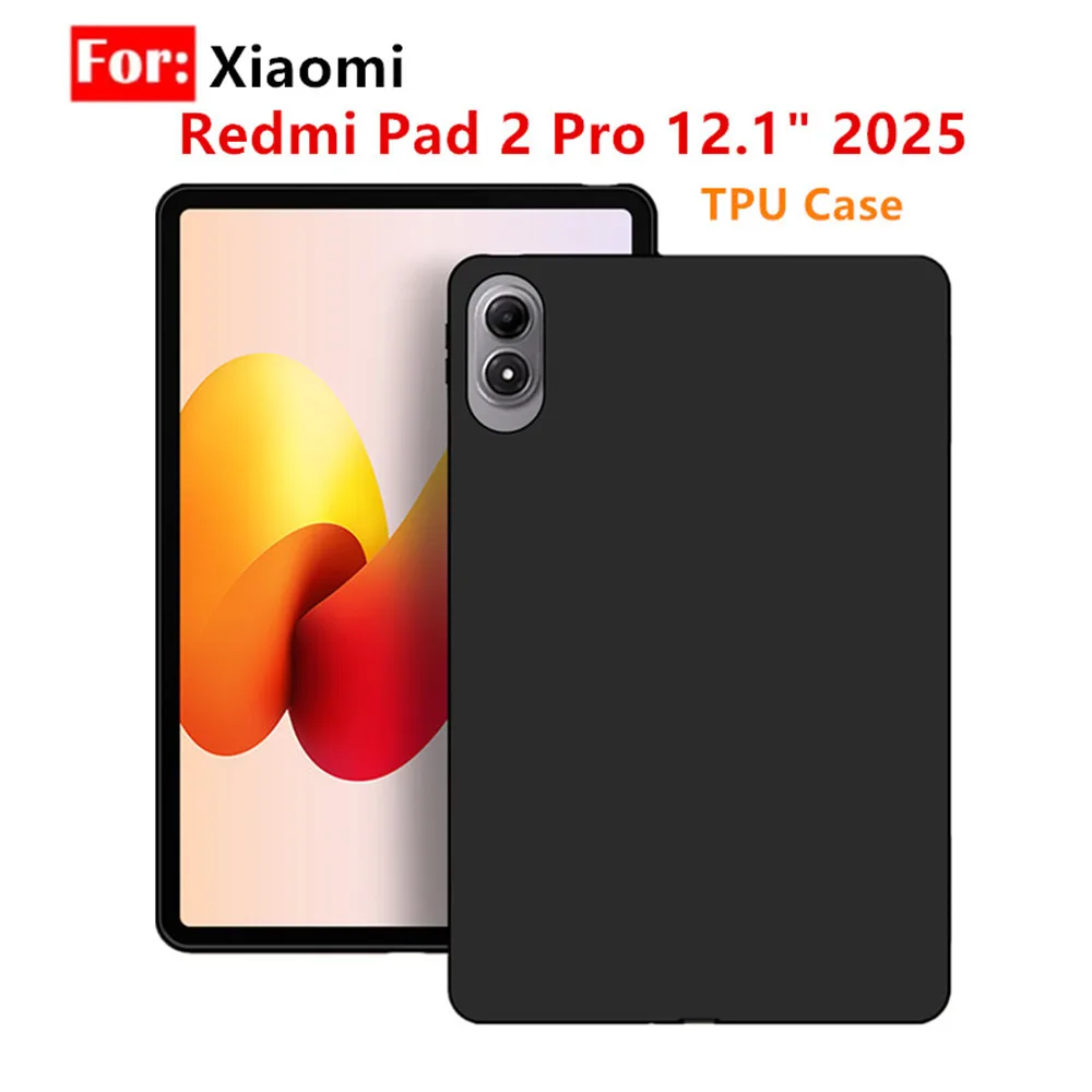 

Для Xiaomi Redmi Pad 2 Pro 12,1 дюйма 2025 Защитный чехол с подушкой безопасности Силиконовый мягкий чехол из ТПУ для RedMi Pad 2 Pro 12,1 дюйма планшеты