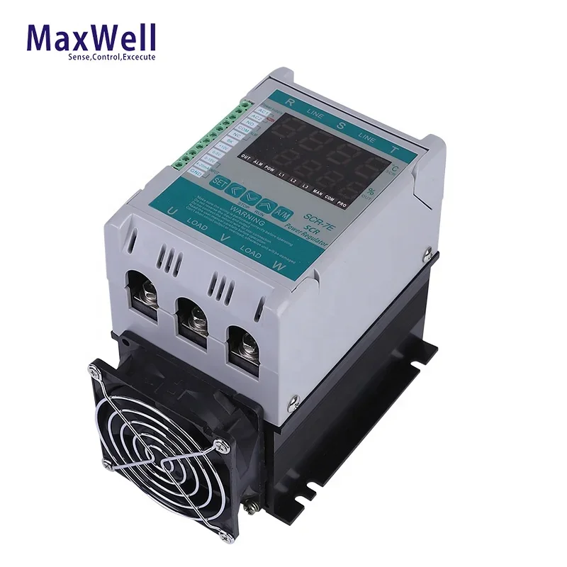 جديد 3-Phase الألومنيوم منظم الطاقة الثايرستور تحكم 0-5vdc 0-10vdc متعدد المدخلات SCR مع إنذار المعدات الكهربائية