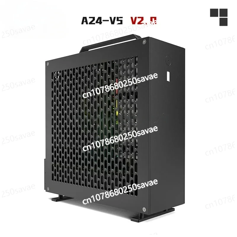 5 Litre A24-V5 2.0 Dual Slot Single Display 1U Power Supply Itx Chassis with Double Chamfer