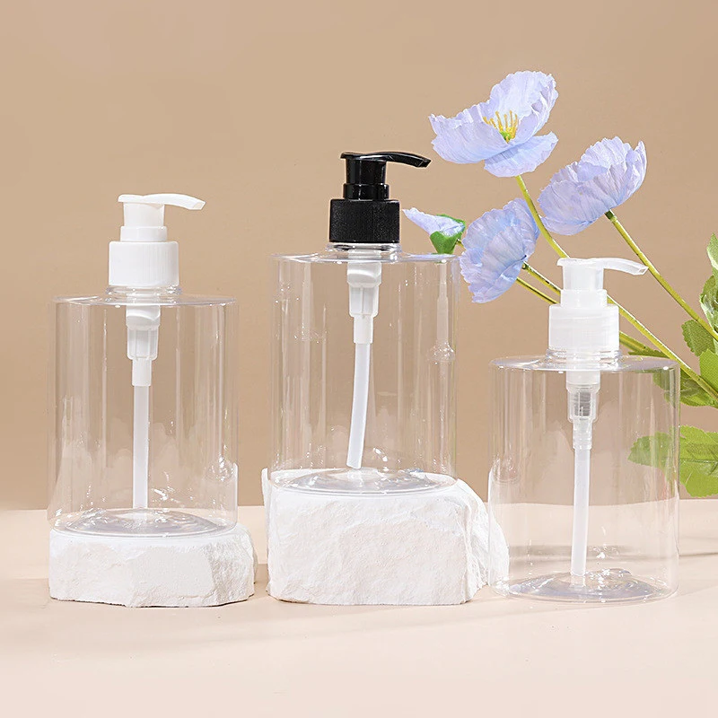 500ml Refillable Lotion Bottle Liquid Container Hand Sanitizer Shower Gel Plastic Foam Pump Bottles Empty Wide Mouth Bottle