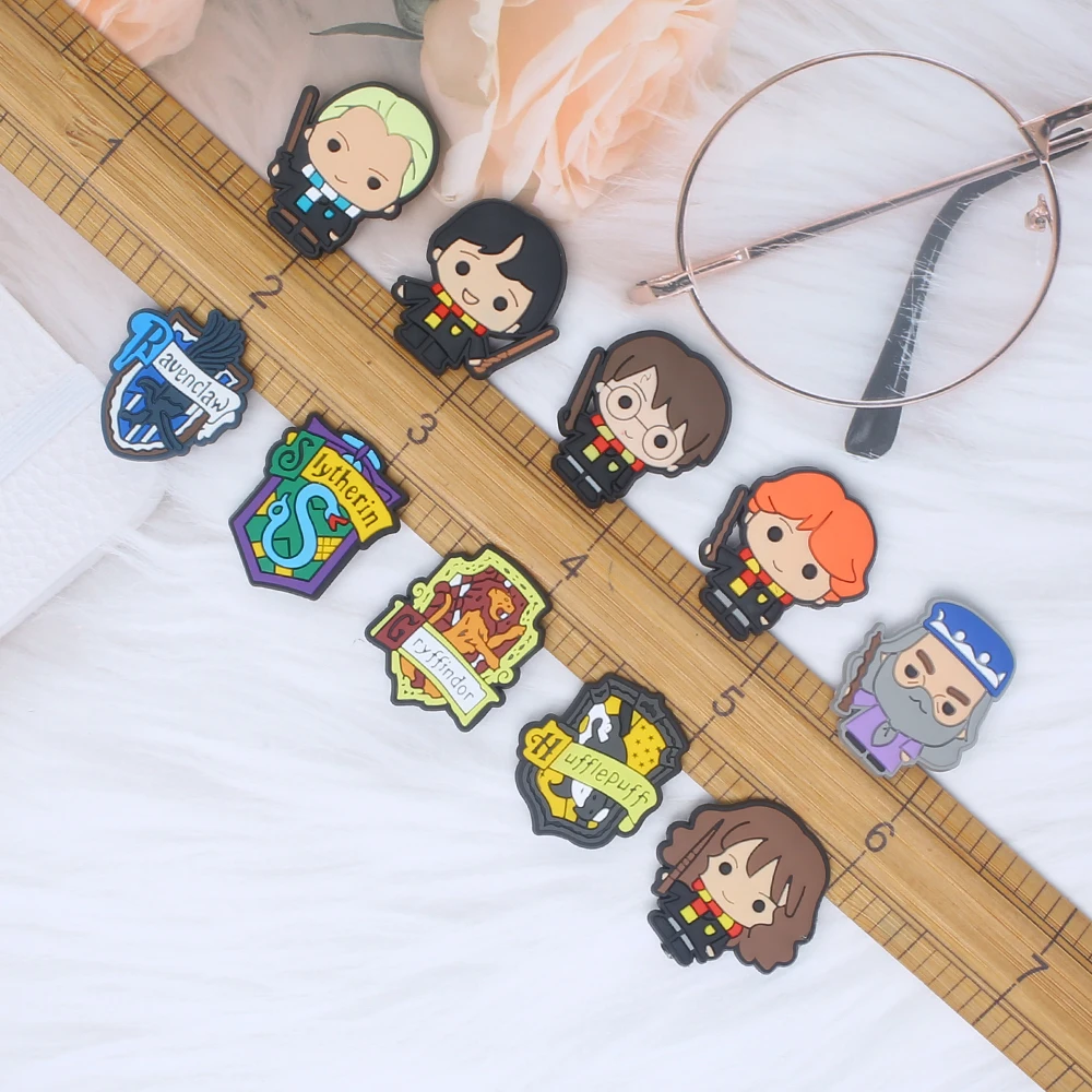 Single Sale 1pcs Movie Magic Children Shoe Charms Accessories Decorations PVC Buckle for Kids Party Xmas Gifts image 3