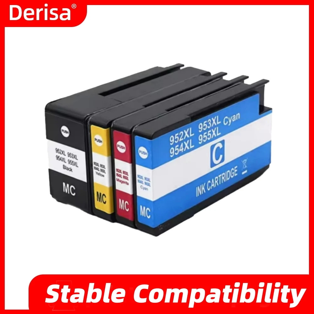 Derisa Compatible for hp954 ink cartridge 954 XL 954XL For HP OfficeJet Pro 7740 8710 8715 8720 8730 8740 8210 8216 8725 printer