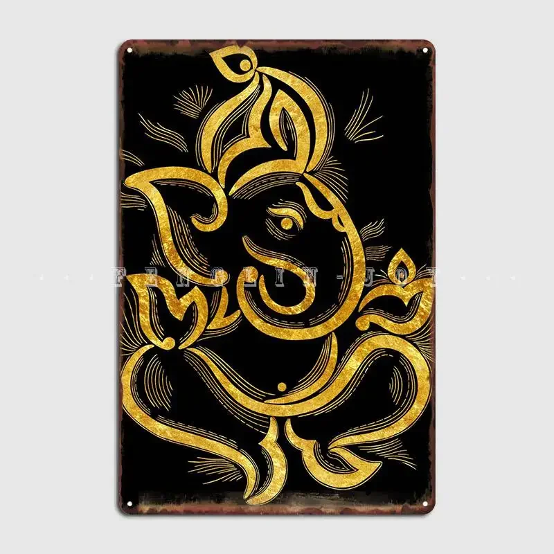 Ganesha Golden Outl… - image