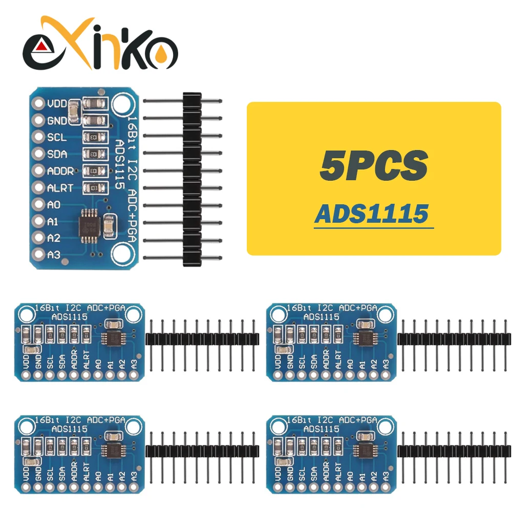 1-10pcs ADS1115 ADC ultra-compact 16-precision ADC Module development board