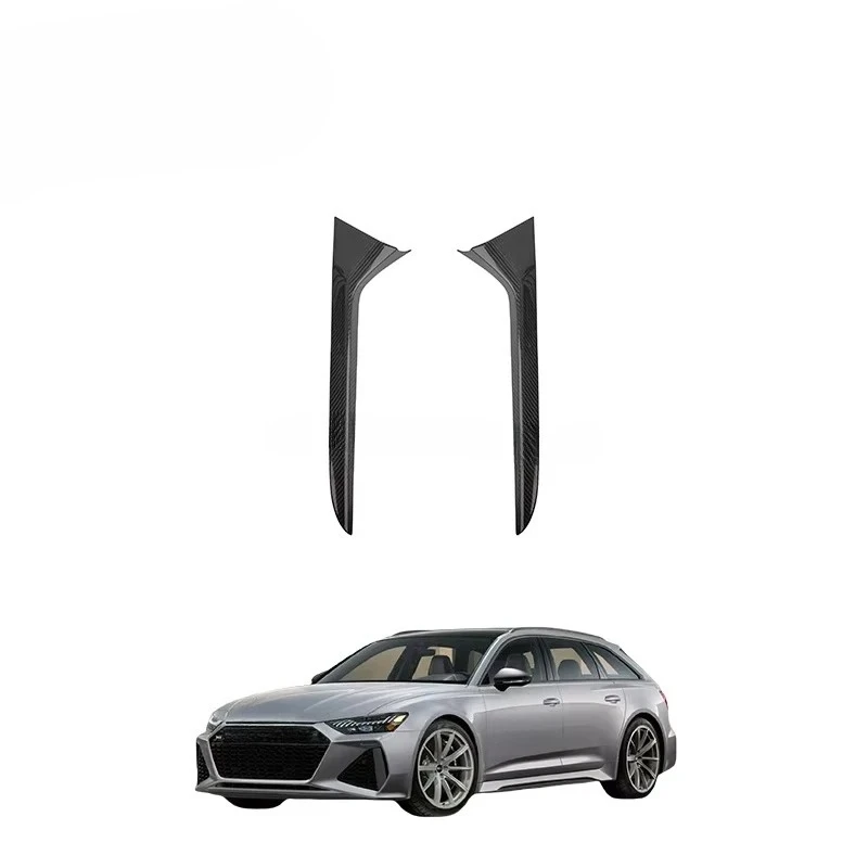 

MSY-style dry carbon fiber rear window side trim forRS6 body kit