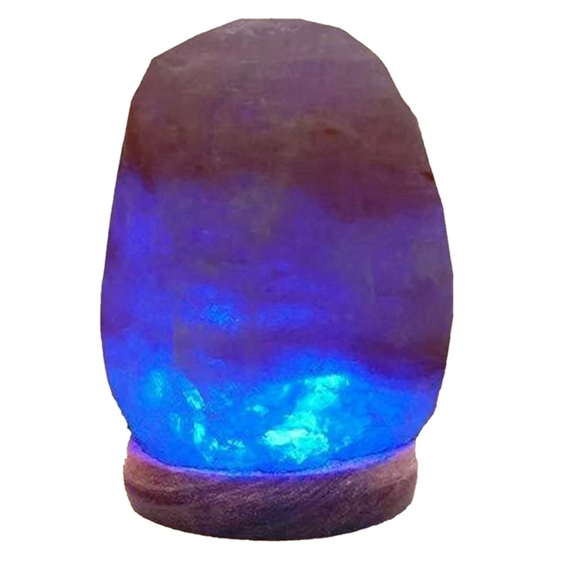 Himalayas Crystal Salt Lamp Colorful Color Changing USB Natural Salt Lamp Atmosphere Mineral Salt Lapm Atmosphere Lamp