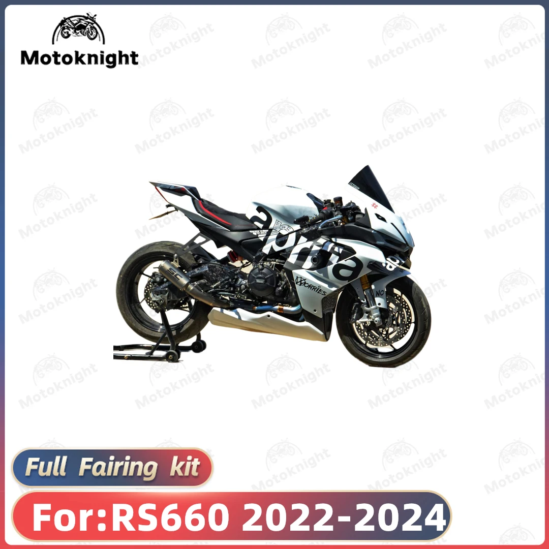 Motoknight Neues ABS-Motorrad-Verkleidungsset, passend für Aprilia RS660 2022 2023 2024, individuelles Verkleidungsset, Karosseriegehäuse 6
