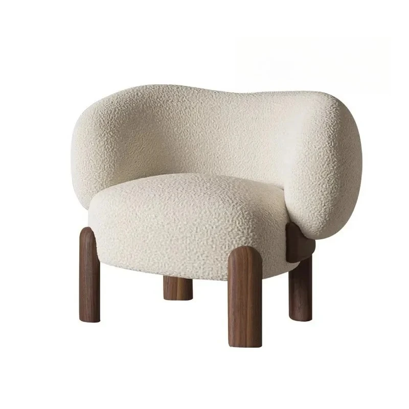 

Wabi-sandy ветровая кровать для отеля и комбинация для завтрака для отдыха, одиночный трехместный маленький и средний изогнутый тканевый диван для гостиной