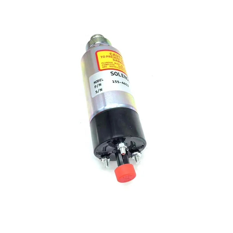 

E320B E325B Stop Solenoid Valve Flameout Solenoid 12VDC OEM1554651 1554652 1255772 1255771 8C3364 for CATerpillar