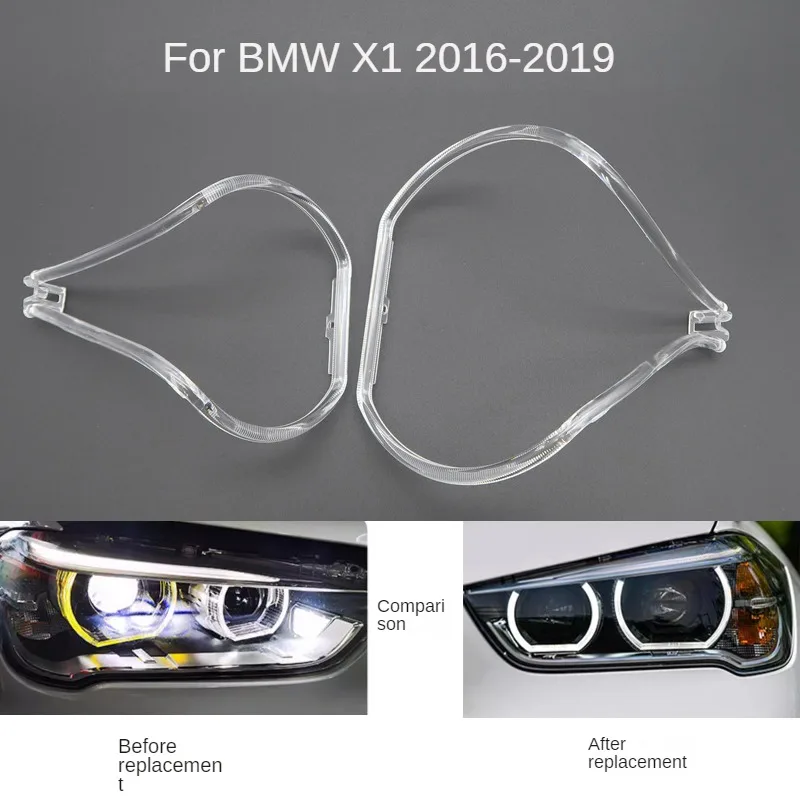 For BMW X1 F49 2016-2019 DRL Light guide plate Light guide tube Headlight Daytime Running Light Guide  Angel Eye