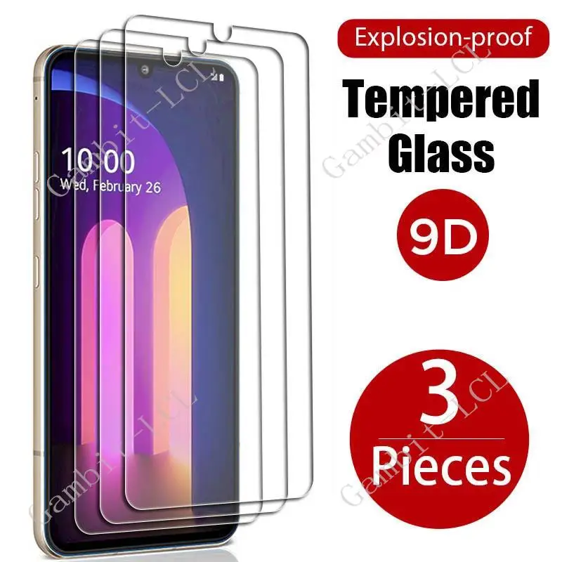 

3PCS Tempered Glass For LG V60 ThinQ 5G 6.8" LGV60 V60ThinQ LGV60ThinQ UW LM-V600, A001LG LM-V600VML Screen Protector Cover Film