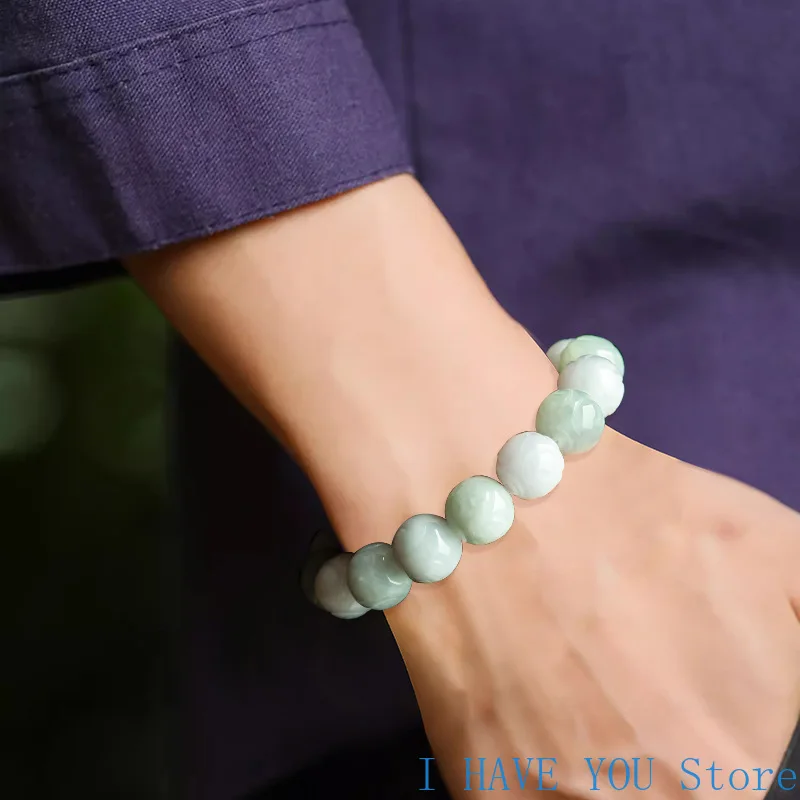 Natural Myanmar A-grade Jade Bracelet Dragon Ball Bracelet, Carved Jade Bracelet, Fashion Men's and Women's High end Jewelry