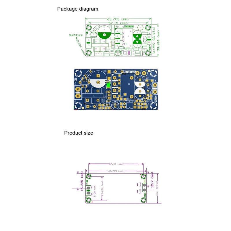 5Pcs 10W AC-DC Converter Module AC 110V 220V 120V 230V To 5V 2A 3A DC Switching Power Supply Low Ripple Power Board