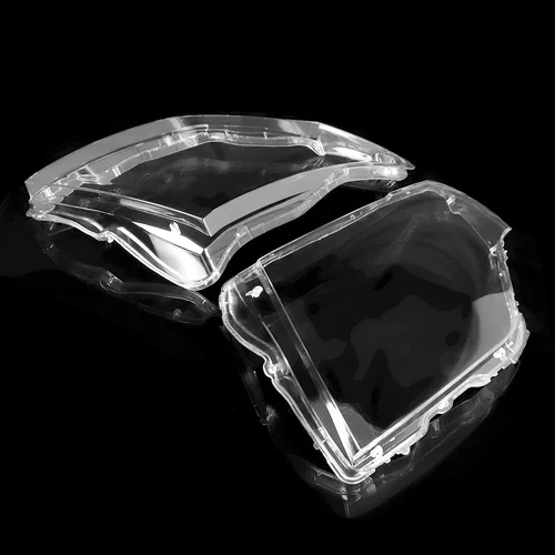 Imagen 2 del producto Cubierta de lente de faro delantero izquierdo/derecho para Mitsubishi PAJERO V87 V93 V97 2007-2018 pantalla transparente cubierta de faro transparente