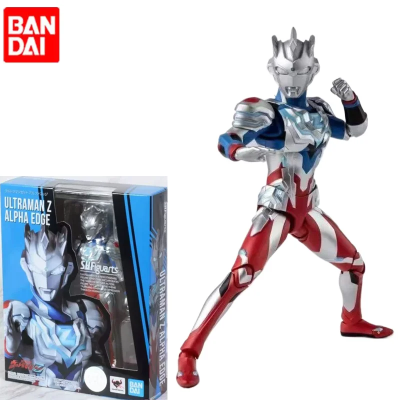 

Bandai brand-new SHF Ultraman Z Alpha Edge Movable Garage Kit Animation Model Toys birthday Gift