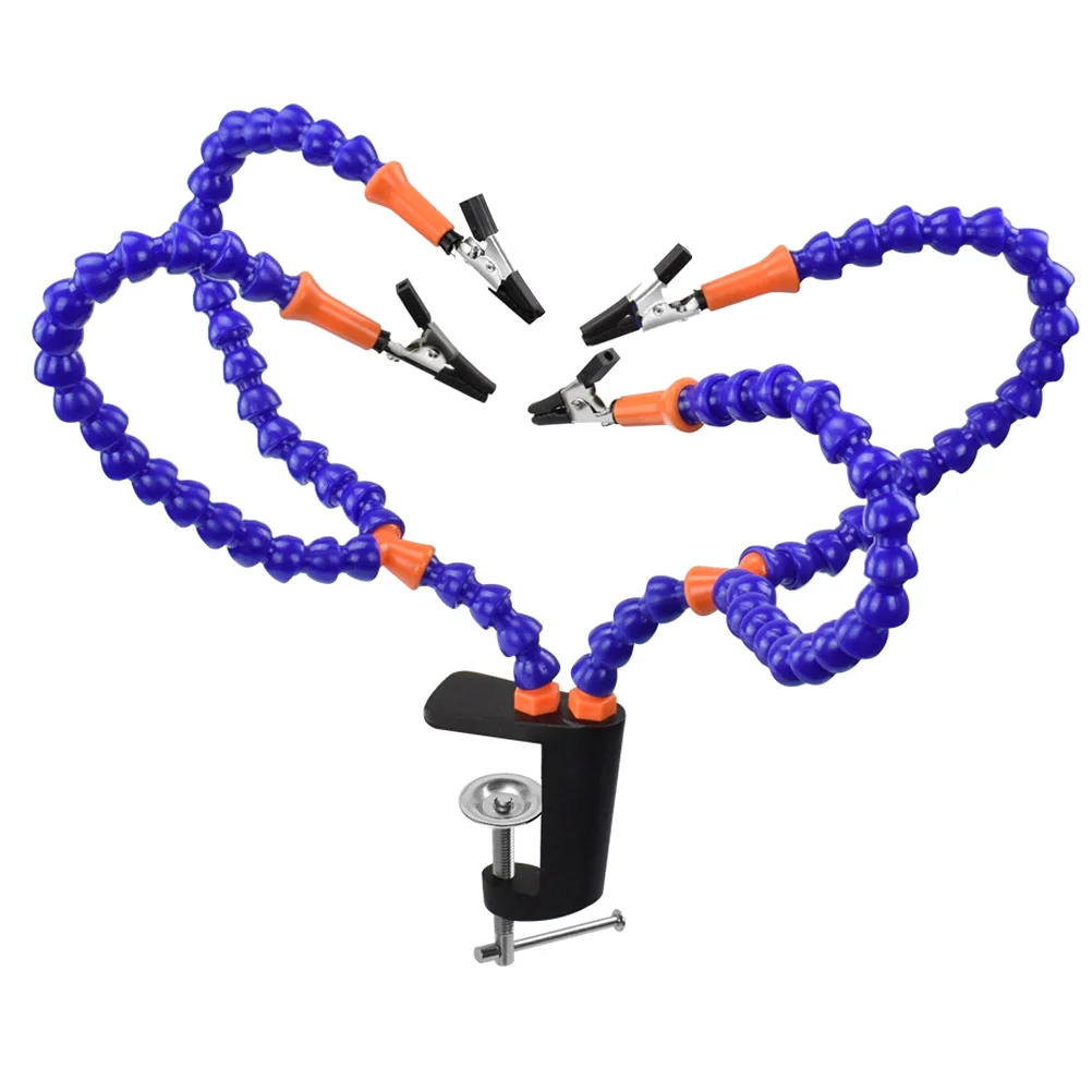 

1Pcs Welding Table Vise Flat Compact Light-Duty Portable Clamp-on Bench Vise High Rigidity Cast Aluminum Multi-Functional