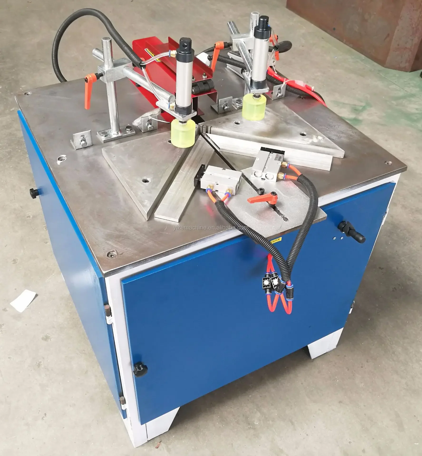45 degree right angle multi iron wood aluminium section angle saw cutter corner angle cutting machine