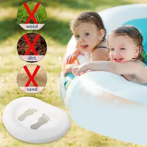 Inflatable Foot Bath Small Footprints Leakproof Inflatable Foot Bath Tub Foot Wash Basin Clean Feet For Swimming Pools Outdoor