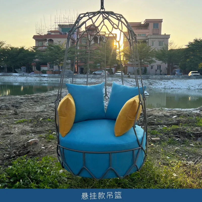 

swing hanging chair, living room hanging basket rattan chair, hammock outdoor balcony leisure rattan chair