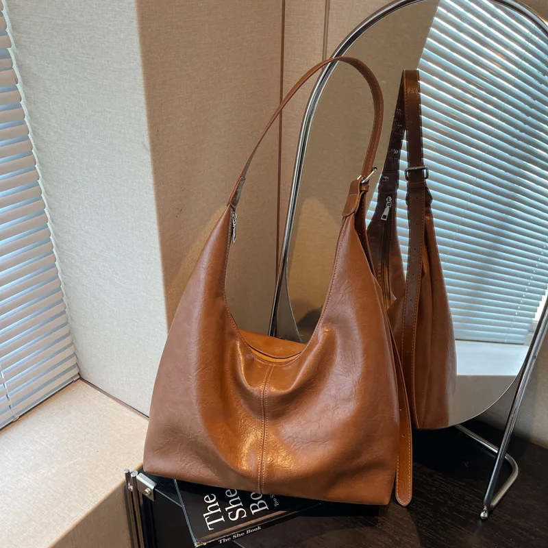 

2025 Trendy Women's Tote Bag - Multi-Way Underarm Purse with Adjustable Strap, Lightweight Daily Bag for Office & Shopping