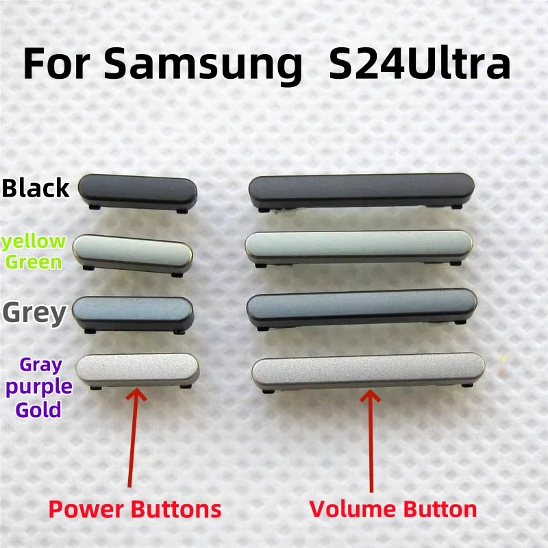 Zdjęcie 3: Przyciski zasilania Przycisk głośności do Samsung Galaxy S24 S24+ S24Plus S24FE S24Ultra SM-S928B S9216U/N Boczne przyciski głośności Przyciski zasilania