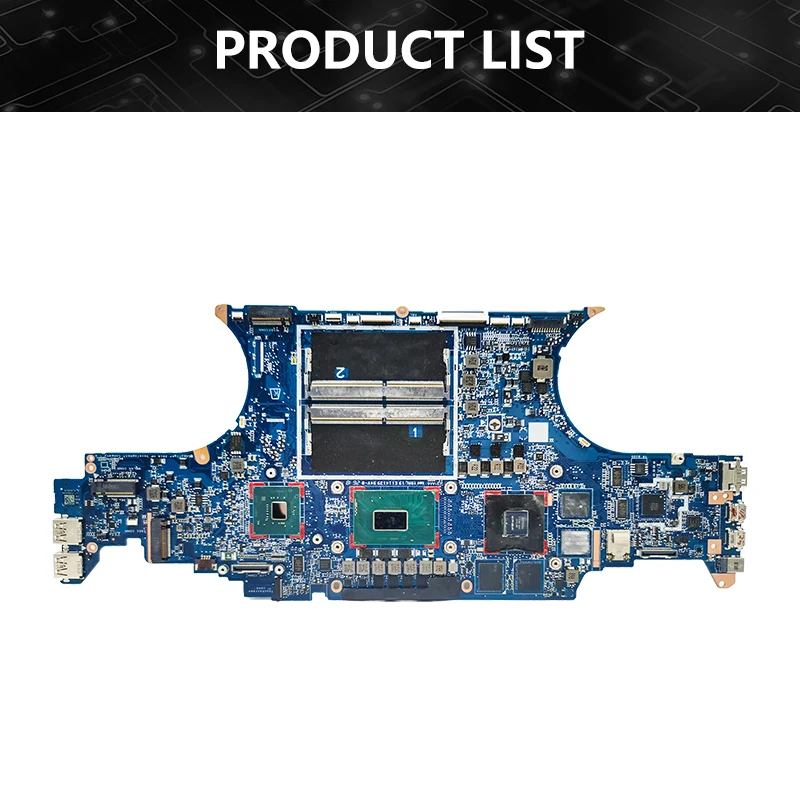 Para HP 1050 G1 X360 G5 Laptop Mainboard DA0XW1MBAI0 L33160-601 N18P-Q1-A1 P1000 i7 Placa-mãe totalmente testada ZBook Studio X360-G5
