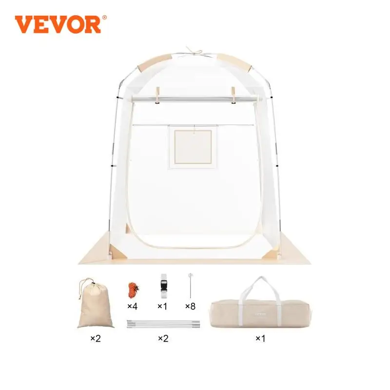 VEVOR خيمة رياضية مأوى فوري مانعة لتسرب الماء جراب في الهواء الطلق فقاعة رؤية واضحة خيمة المناخ المظلة المأوى للأحداث الرياضية