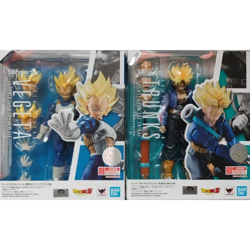 In Stock Bandai Original Dragon Ball Z S.H.Figuarts Super Saiyan Trunks The Boy From The Future Anime Figure Boxed Toys Model