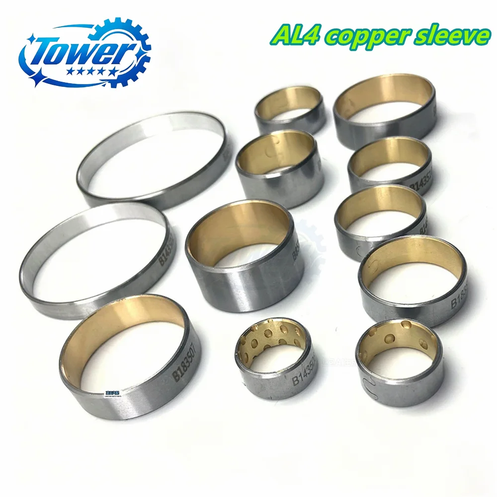 10PCS  AL4 DPO Automatic Transmission Gearbox Copper Sleeve Bronze Bushing O Ring Sealing Kit for 4-Speed RENAULT PEUGEOT Car