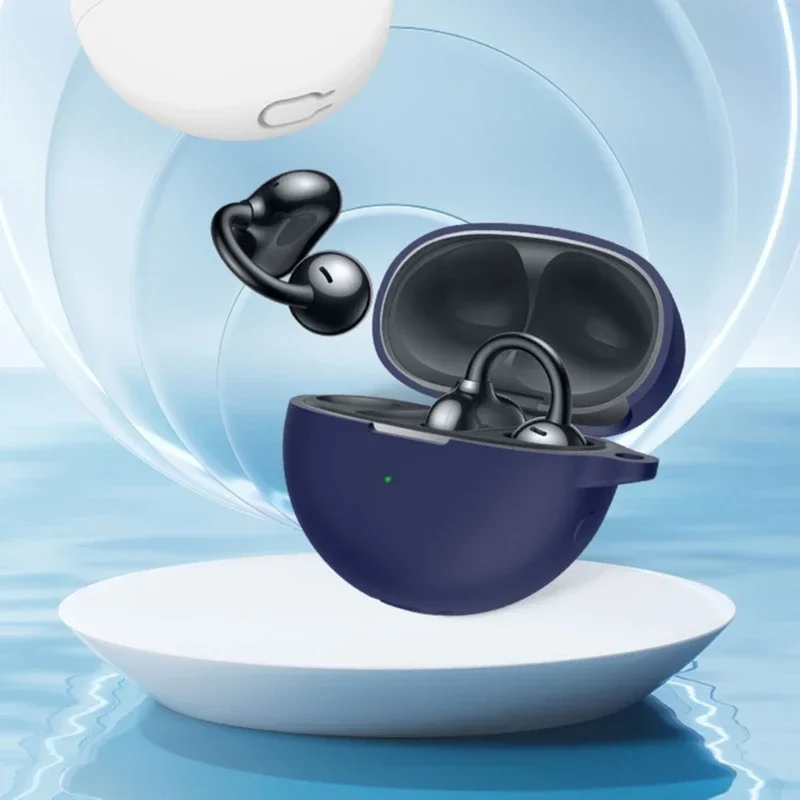 1pc Earphone Silicone Cover For Huawei FreeClip Waterproof Ear Clip Wireless Earbuds Case Headset Sleeve Housing Flexible Shell
