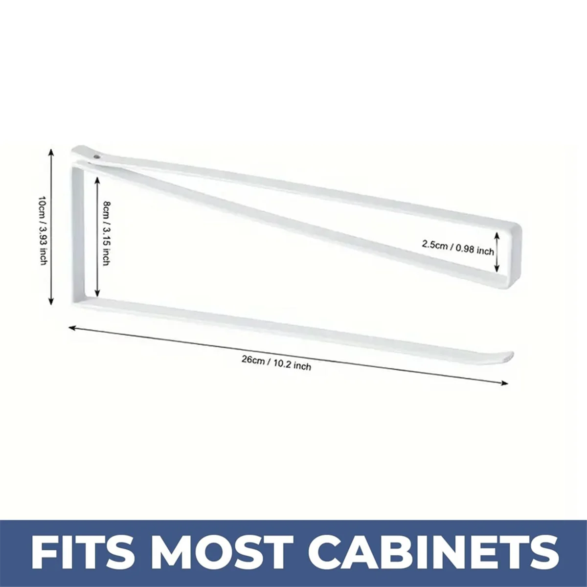 L74A กล่องเก็บของฝาแก้วแบบแขวน 2 ชิ้น ขนาด 10 นิ้ว ประหยัดพื้นที่ เหมาะสำหรับฝาแก้วหลากหลายประเภท