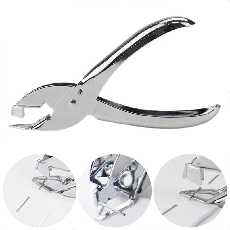 Handheld Staple Remover Pull Out Extractor Stapler Binding Tool Heavy Duty Comfortable Metal Staple Remover ﻿Woodworking Tool