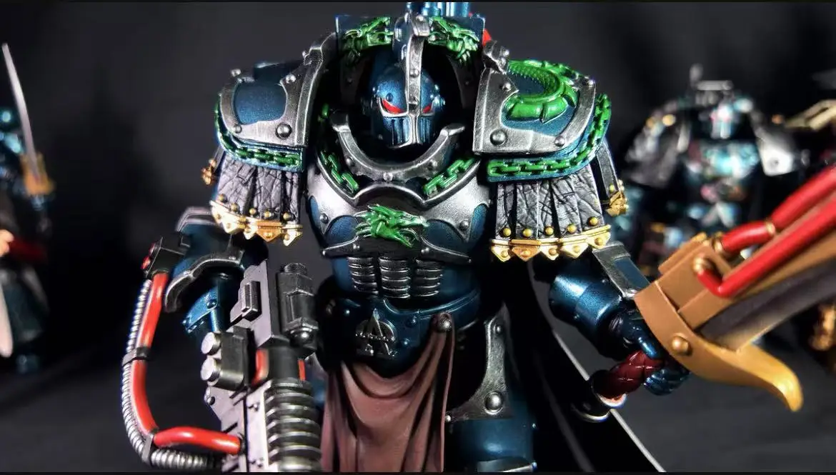 

【JOYTOY】Warhammer 40K The Horus Heresy Alpha Legion Praetor в катафоктии Терминатор Броня Военные игрушки