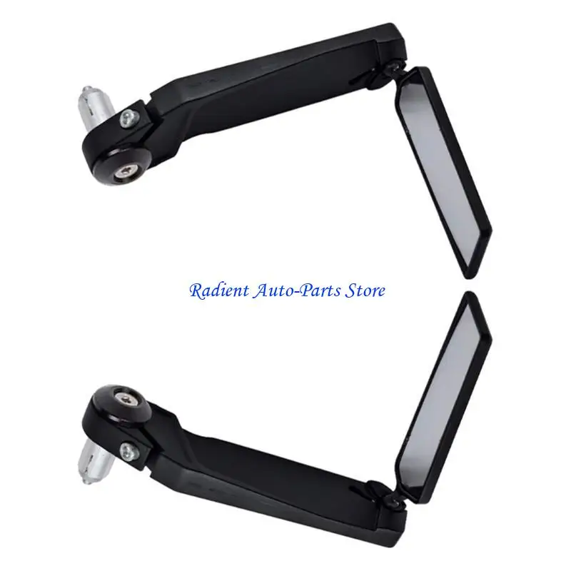 

T3EF Motorcycle Mirrors Clear Rear Visibility Wide View Motorcycle Side Mirrors Pair