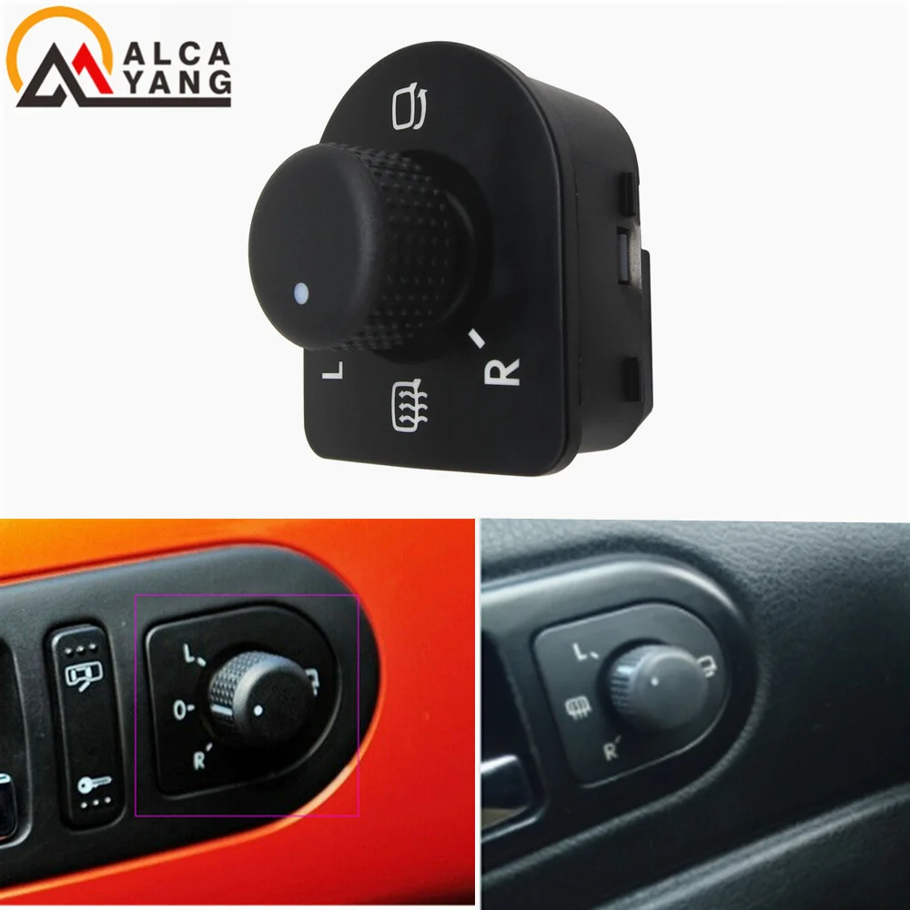 Ajustar o interruptor do espelho lateral do botão para VW New Beetle Jetta Passat B2 B3 Golf 4 1J1 959 565E 1J 1959565 E