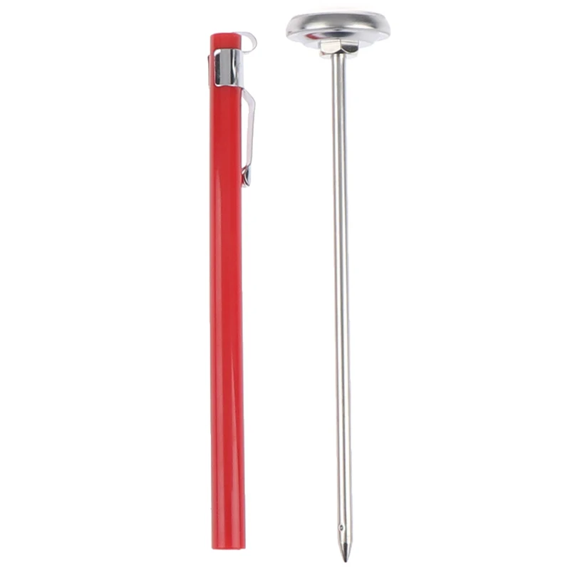 Stainless Steel Soil Thermometer 127mm Stem Display 0-100 Degrees Celsius Range