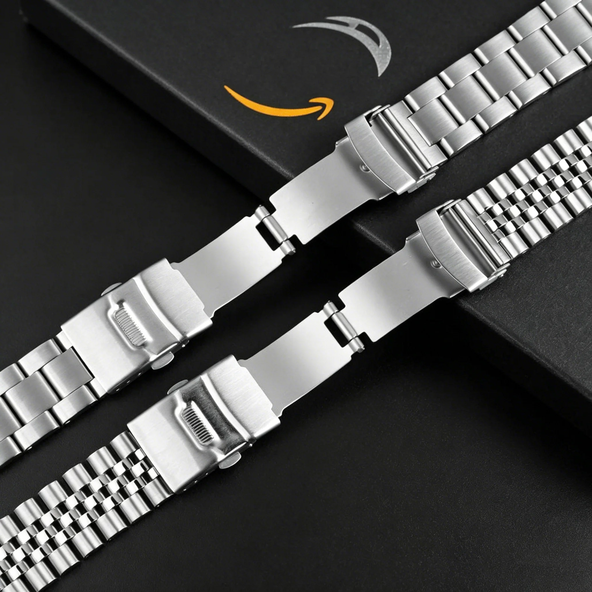 22mm 20mm Metal Stainless Steel Mods Parts Watch Band Men Curved End Diving Strap Bracelet For Seiko SKX007 SKX009 view 2