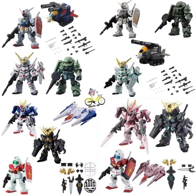 

Оригинальный BANDAI Japan Gashapon, милый мобильный костюм, ансамбль Gundam MSE 01 1,5, экшн-фигурка Kawaii, капсульные игрушки, сборная модель