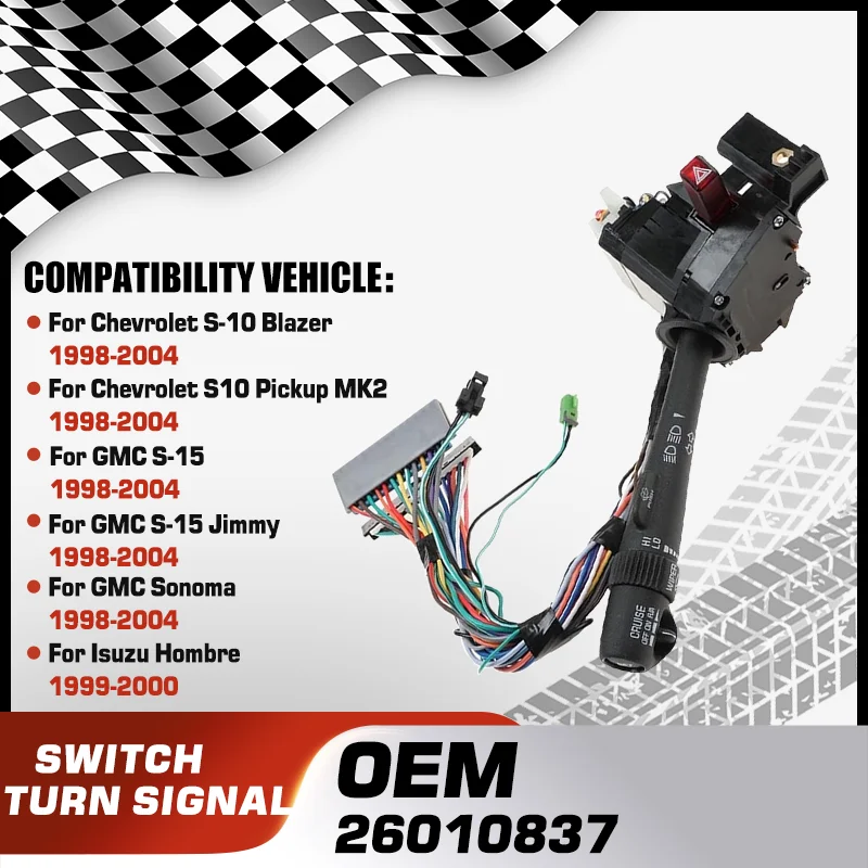 

Для Chevrolet S-10 Blazer Chevrolet S10 Пикап MK2 GMC S-15 GMC S-15 Jimmy GMC Sonoma Isuzu Hombre Автомобильный переключатель фар