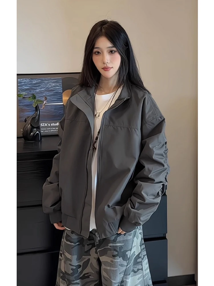 

Cleanfit American Sle Pilot Jaet ort Baseball Coat Men's Autumn Outdoor Tee-Proof Workwear Stand Collar Casual Faion