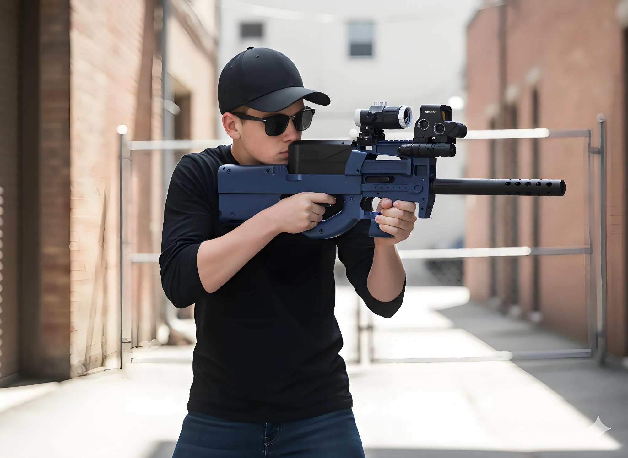 2025 mais novo arma elétrica de blaster de bola de gel-brinquedo de bola de respingos de 600 rpm totalmente automático com alcance de 32 m, para jogos de batalha de equipe ao ar livre 12 +