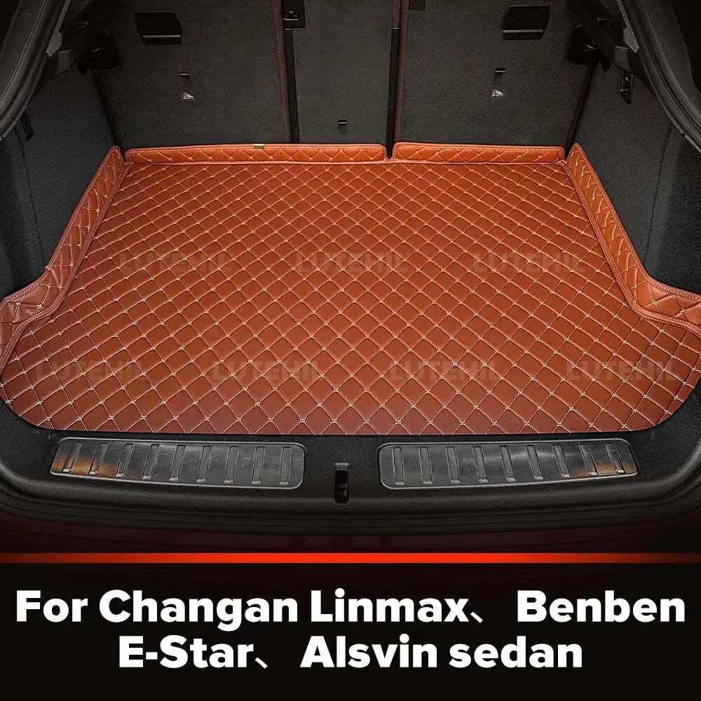 

For Changan Linmax、Benben E-Star、Alsvin sedan Custom Car Trunk Mat Protective Pad Cargo Liner Auto Interior Accessories