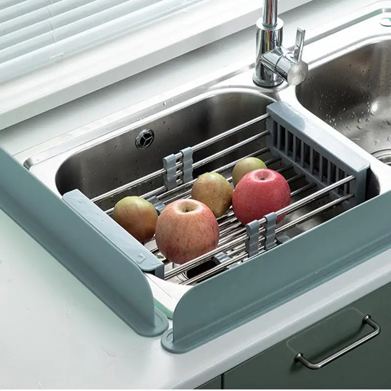 Kitchen Sink Splash Guard Silicone Splash Guard For Kitchen Sink 19IN Tray And Mats Stopper Kitchenware Water Barrier For Home